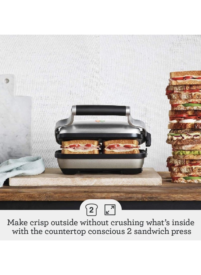 Sage - Perfect Press Sandwich Toaster, Brushed Stainless Steel - UAE Version, 2 Year Warranty - Image 1
