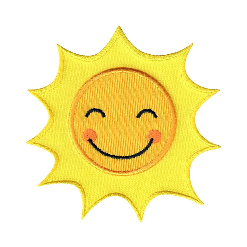PatchMommy Sun Patch Iron OnSew On  Appliques for Kids Baby