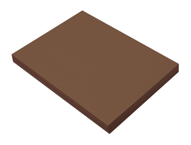 Prang Formerly SunWorks Construction Paper Dark Brown 9 x 12 100 Sheets