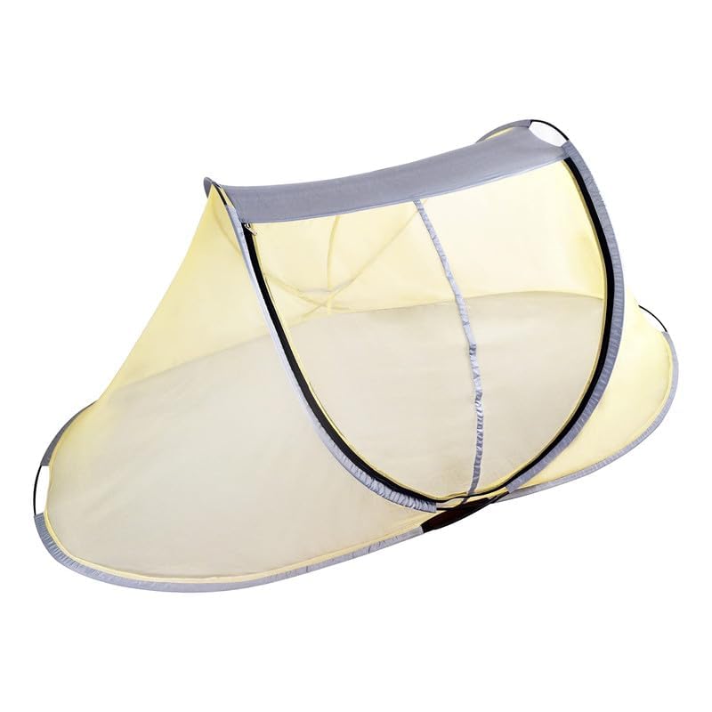 Amazinghind Mosquito net for Single Bed with 40 GSM Heavy net. Foldable (Net with 1 Gate (7.5 feet x 4 feet)) | Assorted color - Image 3