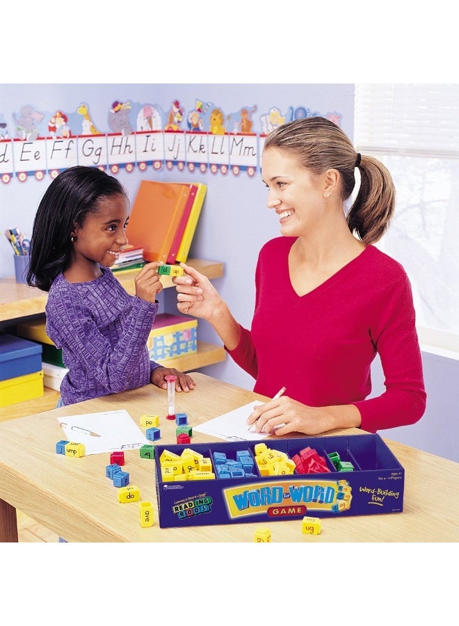 ليرننج ريسورسز موارد التعلم لعبة فونيكس كلمة بكلمة، لعبة إملائية سريعة الوتيرة من 2 إلى 4 لاعبين، تتضمن عائلات الكلمات ونهايات الحروف ومزيجها - Image 5