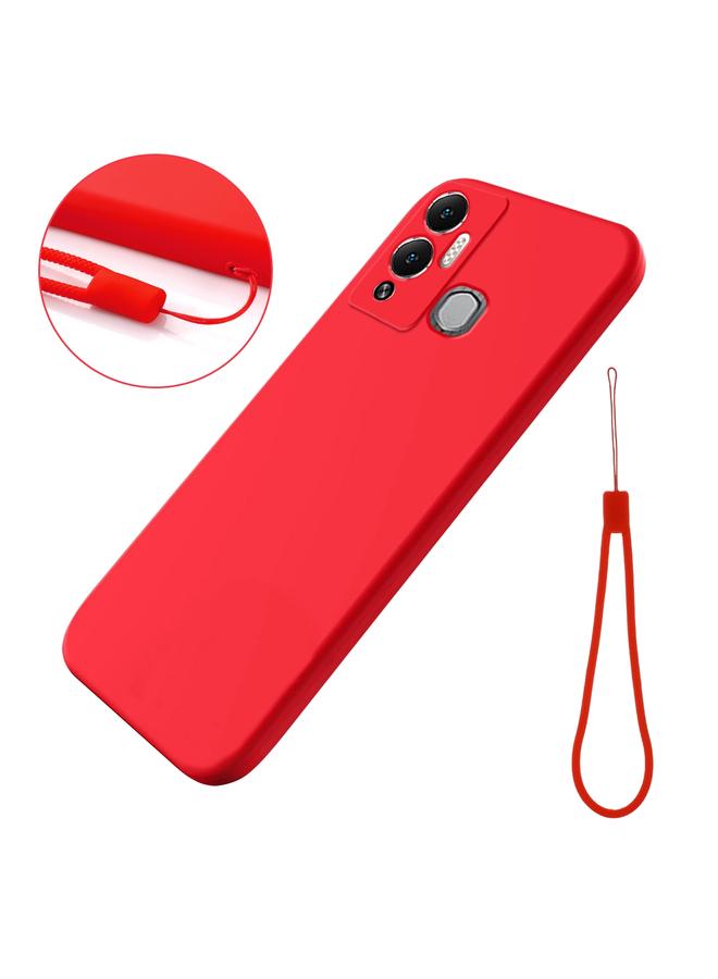 The Bros Phone Case For Infinix Hot 12 Play / Hot 12 Play NFC Pure Color Liquid Silicone Shockproof Phone Phone Case - Image 5
