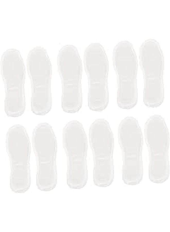 10 Pairs Disposable Cotton Shoe Insoles Breathable Shockproof Cushion Pads For Comfort - Image 1