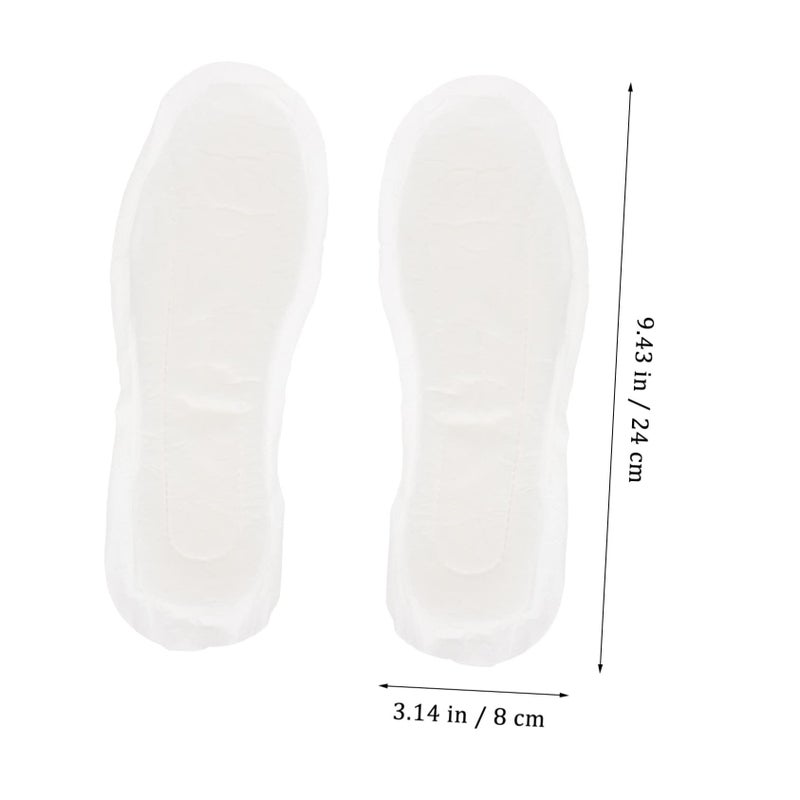 10 Pairs Disposable Cotton Shoe Insoles Breathable Shockproof Cushion Pads For Comfort - Image 3