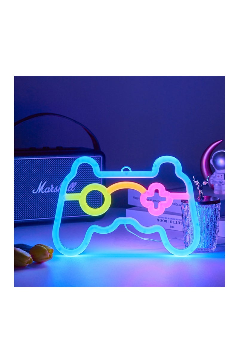ACYYH Game controller Luminous lamp  Boys Room Decorations for Bedroom, Gaming  Seven colors Lights Room Decor for Boys, Gamer Room Accessories and Decor Gifts - Image 1
