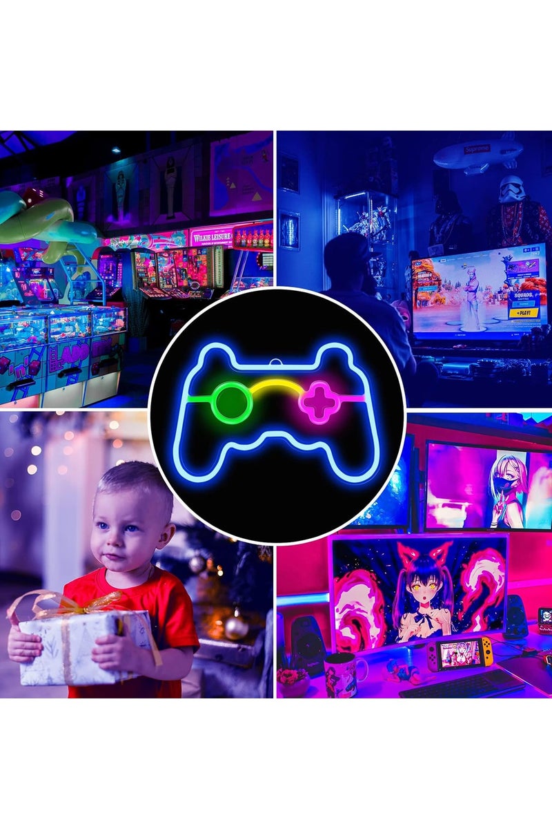 ACYYH Game controller Luminous lamp  Boys Room Decorations for Bedroom, Gaming  Seven colors Lights Room Decor for Boys, Gamer Room Accessories and Decor Gifts - Image 5