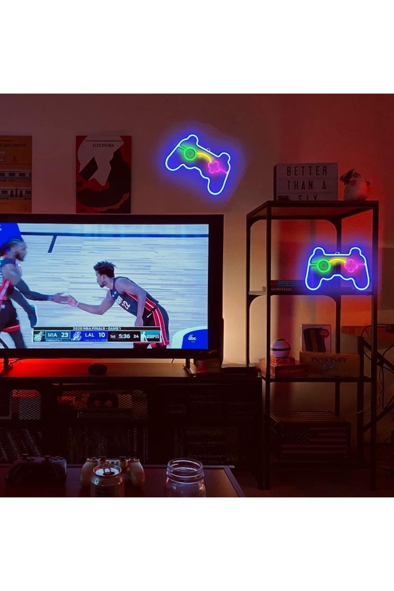 ACYYH Game controller Luminous lamp  Boys Room Decorations for Bedroom, Gaming  Seven colors Lights Room Decor for Boys, Gamer Room Accessories and Decor Gifts - Image 3