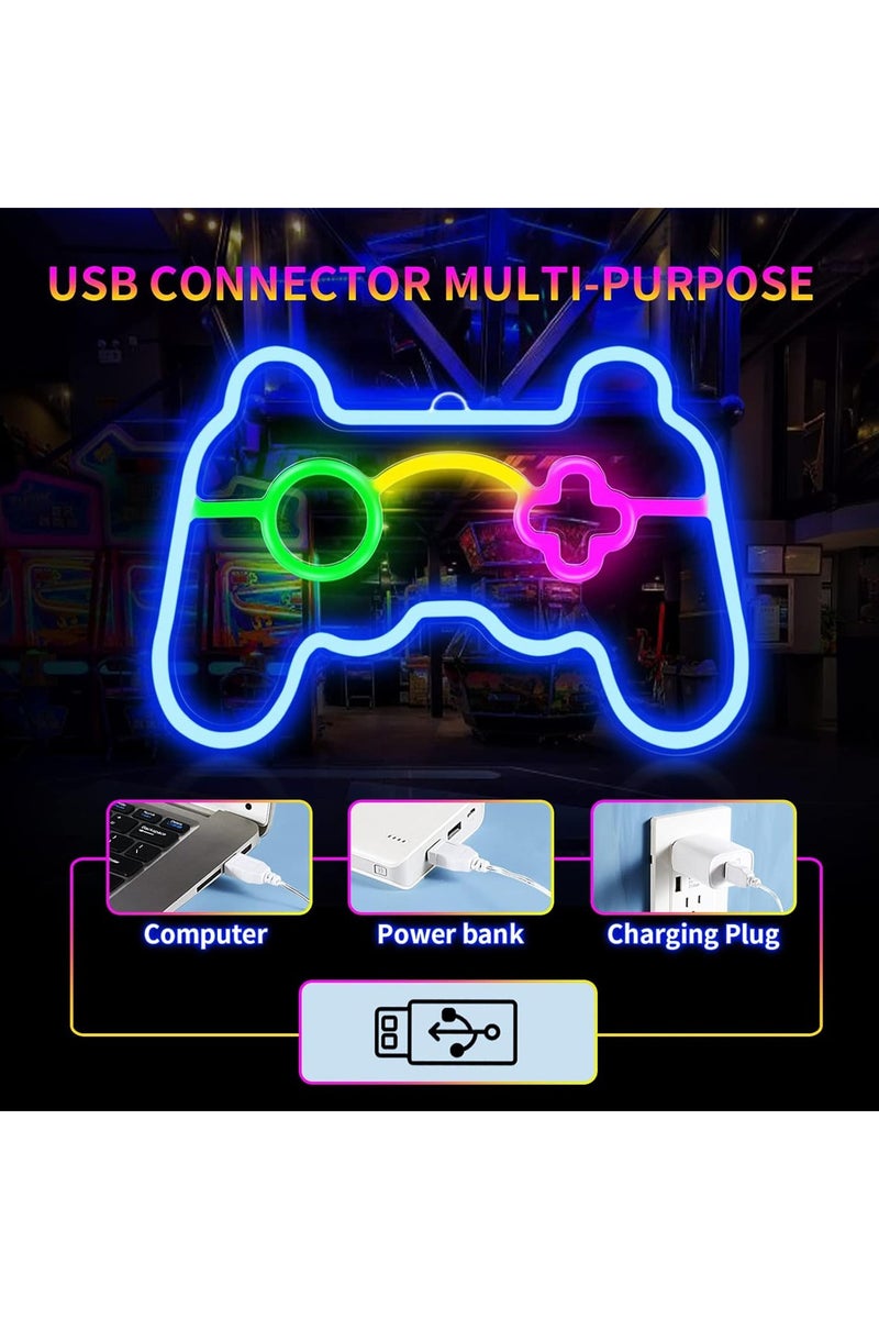 ACYYH Game controller Luminous lamp  Boys Room Decorations for Bedroom, Gaming  Seven colors Lights Room Decor for Boys, Gamer Room Accessories and Decor Gifts - Image 4