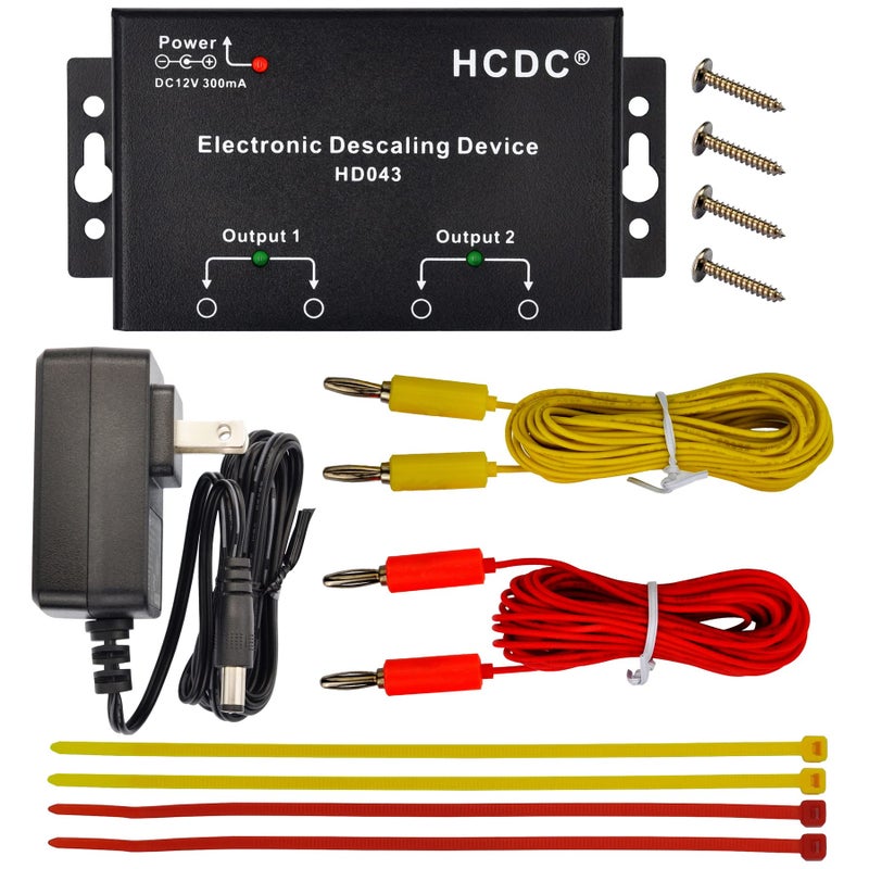 HCDC Electronic Water Descaler Water Softener Alternative Reduces Limescale HD043