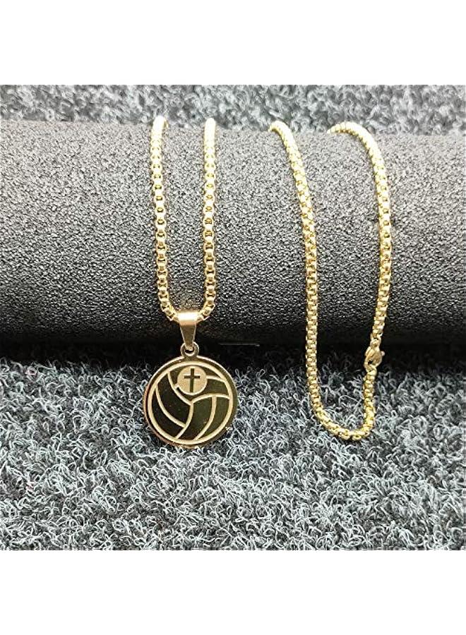 Arabest Sports Athletes Necklace with Inspiring Bible Quote from Phil 4:13 Baseball Basketball Football Soccer Volleyball Pendant Jewelry Gift for Men Teen boys girls,Christ Baptist gifts. - Image 5