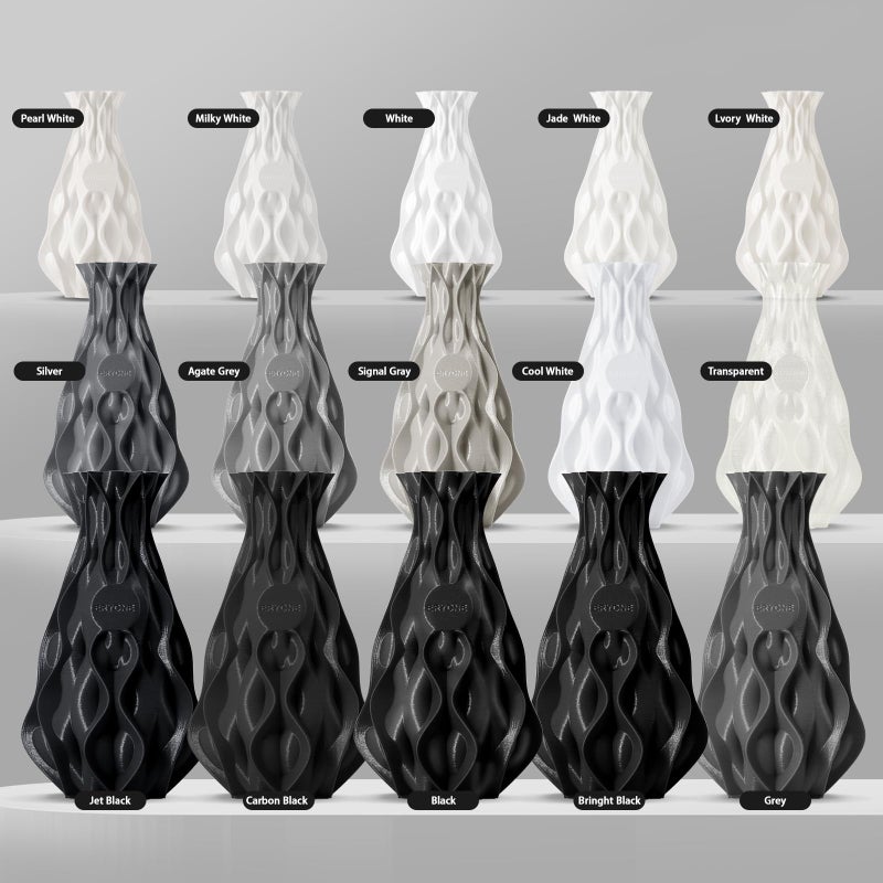 ERYONE PLA Filament 3D Printer PLA Filament 1.75mm +/- 0.03mm, PLA Filament 1KG Cardboard Spool(2.2LBS), Black - Image 3