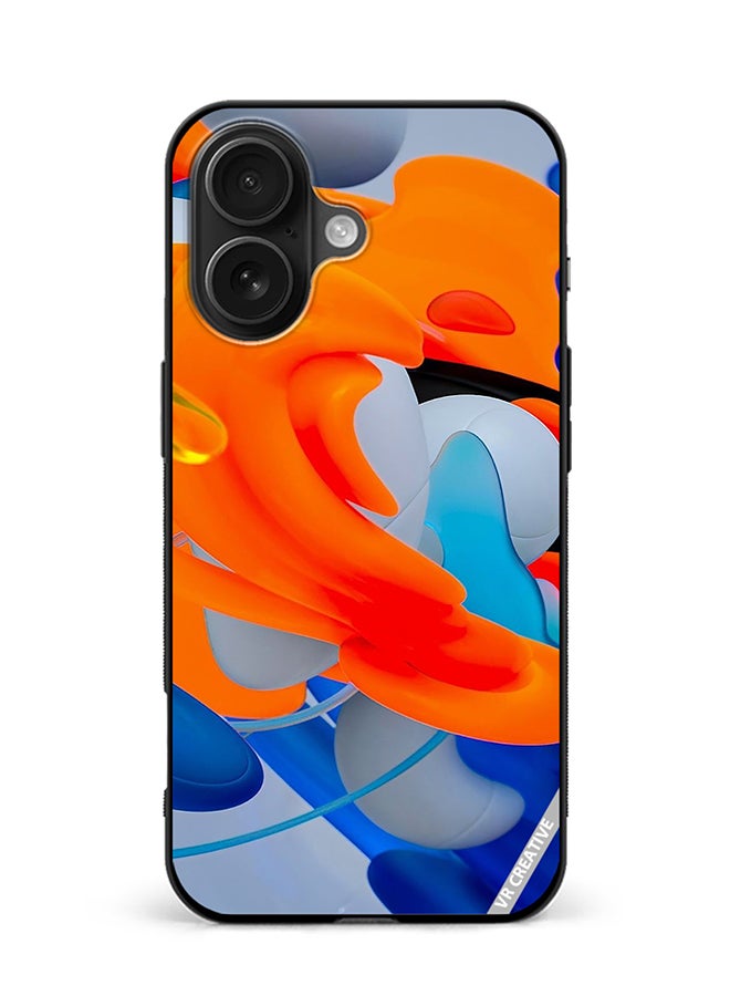Protective Case Cover For Apple iPhone 16  Design Multicolour