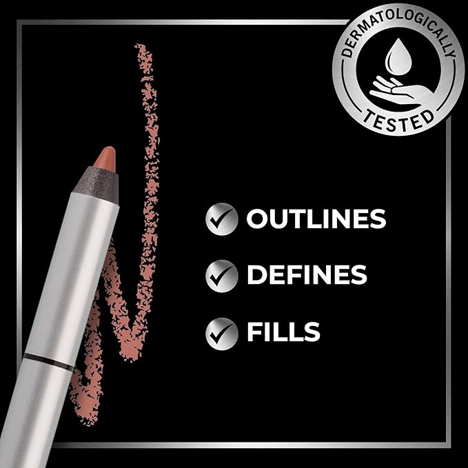 IMPALA Creamy Waterproof Lip Pencil Reddish Brown Color 202 Permanent Lip Liner Waterproof Lip Pencil Longlasting Lip Liner Volumizing Effect - Image 4
