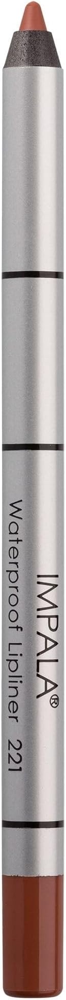 IMPALA Creamy Waterproof Lip Pencil Reddish Brown Color 202 Permanent Lip Liner Waterproof Lip Pencil Longlasting Lip Liner Volumizing Effect - Image 1