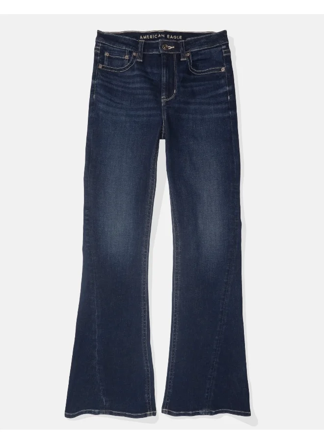 امريكان ايجل Flared High Waist Jeans
