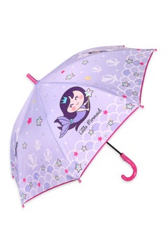 Milk&Moo Milk&Moo Little Mermaid Umbrella for Children, Girls Windproof Umbrella, Manual Kids Umbrella, Umbrellas for Rain, Easy Grip Handle  - Image 1