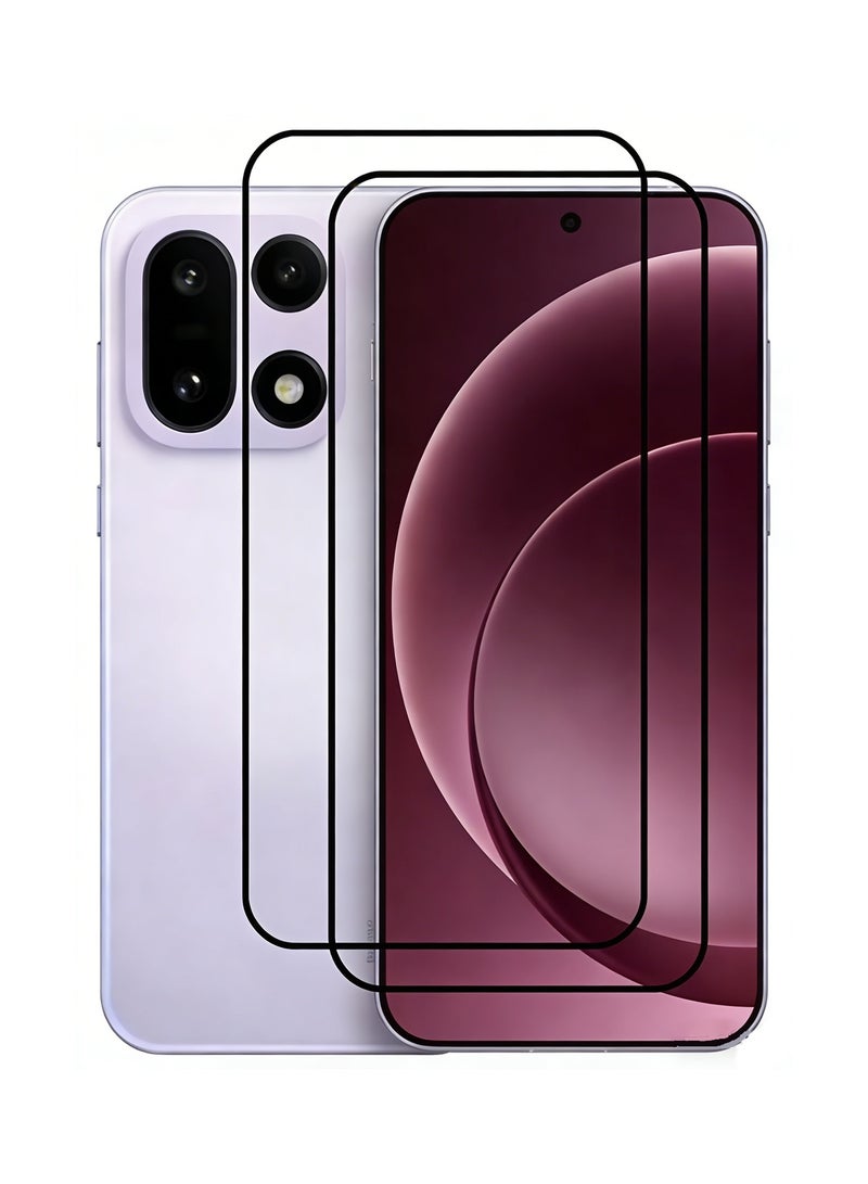 أداندو [عبوتان] واقي شاشة لهاتف OnePlus 15، زجاج مقوى عالي الوضوح بصلابة 9H، طبقة حماية مضادة لبصمات الأصابع وخالية من الفقاعات، مقاوم للكسر والخدوش - Image 1