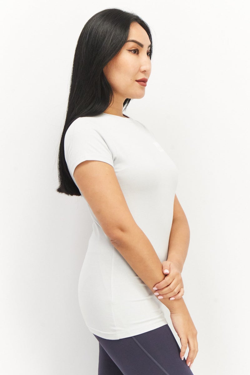 Ellesse Women Sportswear Fit Short Sleeve Training Tee, Light Blue - Image 3