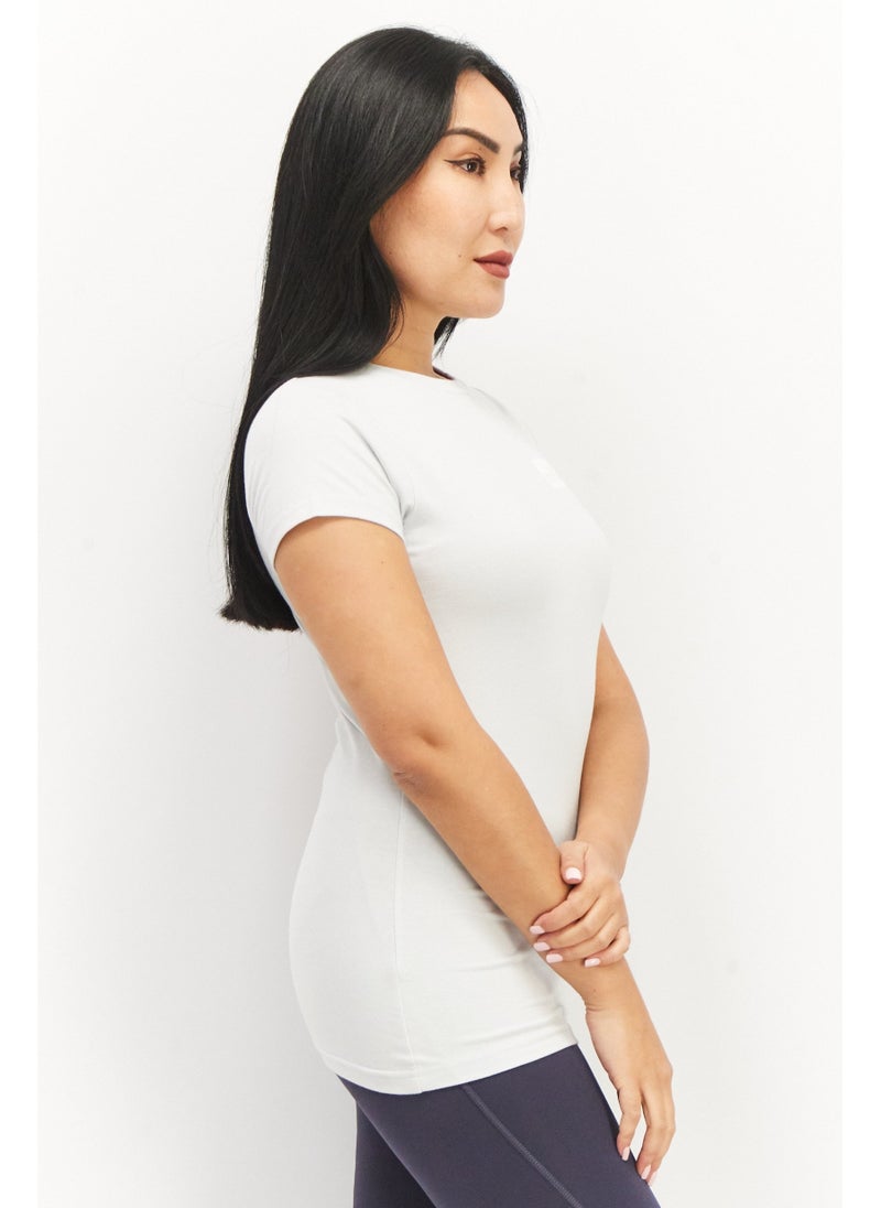 Ellesse Women Sportswear Fit Short Sleeve Training Tee, Light Blue - Image 5