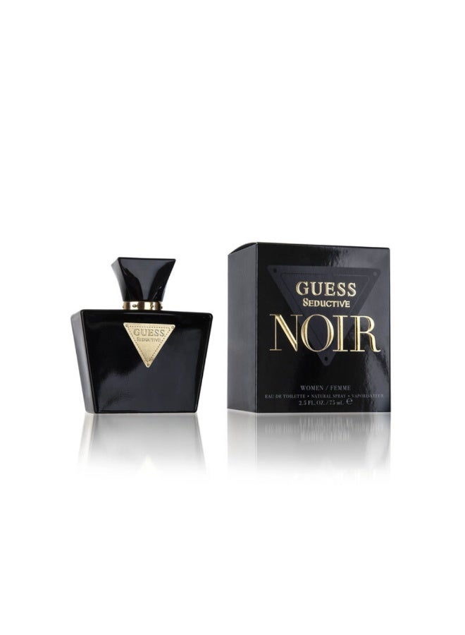 Guess Seductive Noir Femme Eau De Toilette 75 ml – Elegant Amber-Floral Fragrance for Women - Image 2