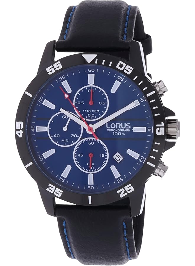 لوراس ساعة كوارتز تناظرية للرجال من Sport Man مع سوار جلدي Rm311Fx9 - Image 1