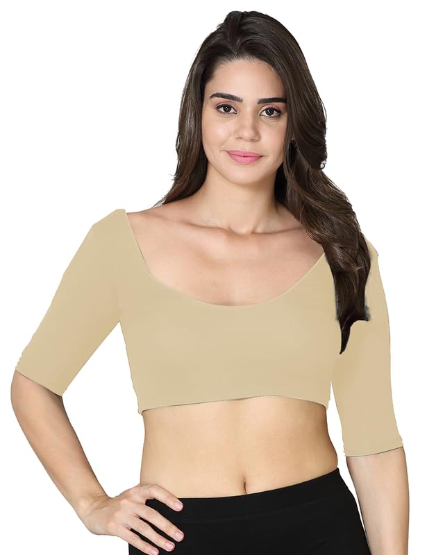 VSTAR Deep Neck Comfy Blouse - Image 1
