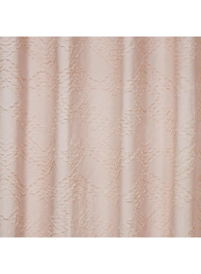 GOLD MANTIS Premium Cotton Fabric Shower Curtain 72x72 Inch – Soft, Wrinkle-Free, Eco-Friendly Bathroom Curtain with Reinforced Buttonholes for Easy Installation (Cutcloth (Pink)) - Image 3