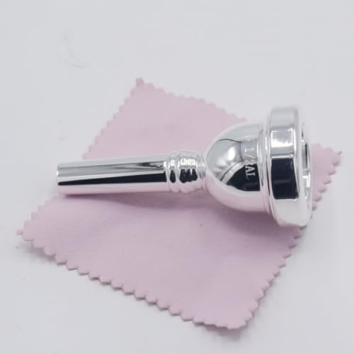 CashBeat 6 1/2AL Silver Small Shank Trombone Mouthpiece, Euphonium Mouthpiece for Superior Sound, Compatible with Baritone and Tenor Trombone, Brass Instrument Accessories - Image 4