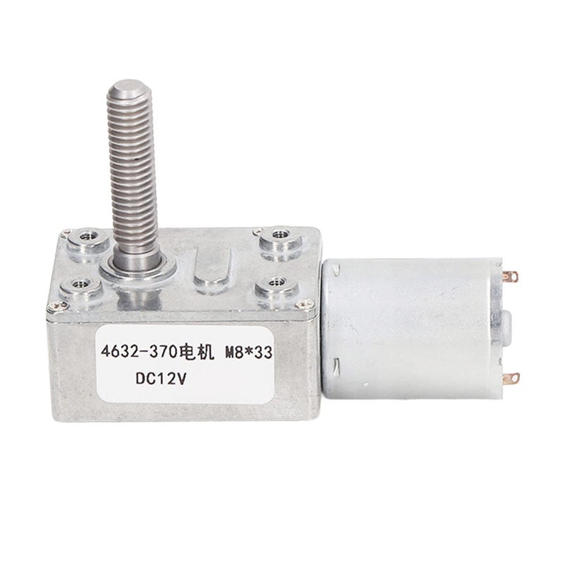 30 دورة في الدقيقة محرك تيار مستمر 12 فولت ذو تروس عزم دوران عالي دوران باتجاه وعكس اتجاه ذاتي القفل تقليل سرعة - Image 2