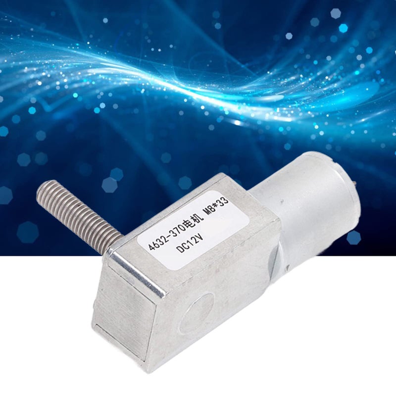 30 دورة في الدقيقة محرك تيار مستمر 12 فولت ذو تروس عزم دوران عالي دوران باتجاه وعكس اتجاه ذاتي القفل تقليل سرعة - Image 5