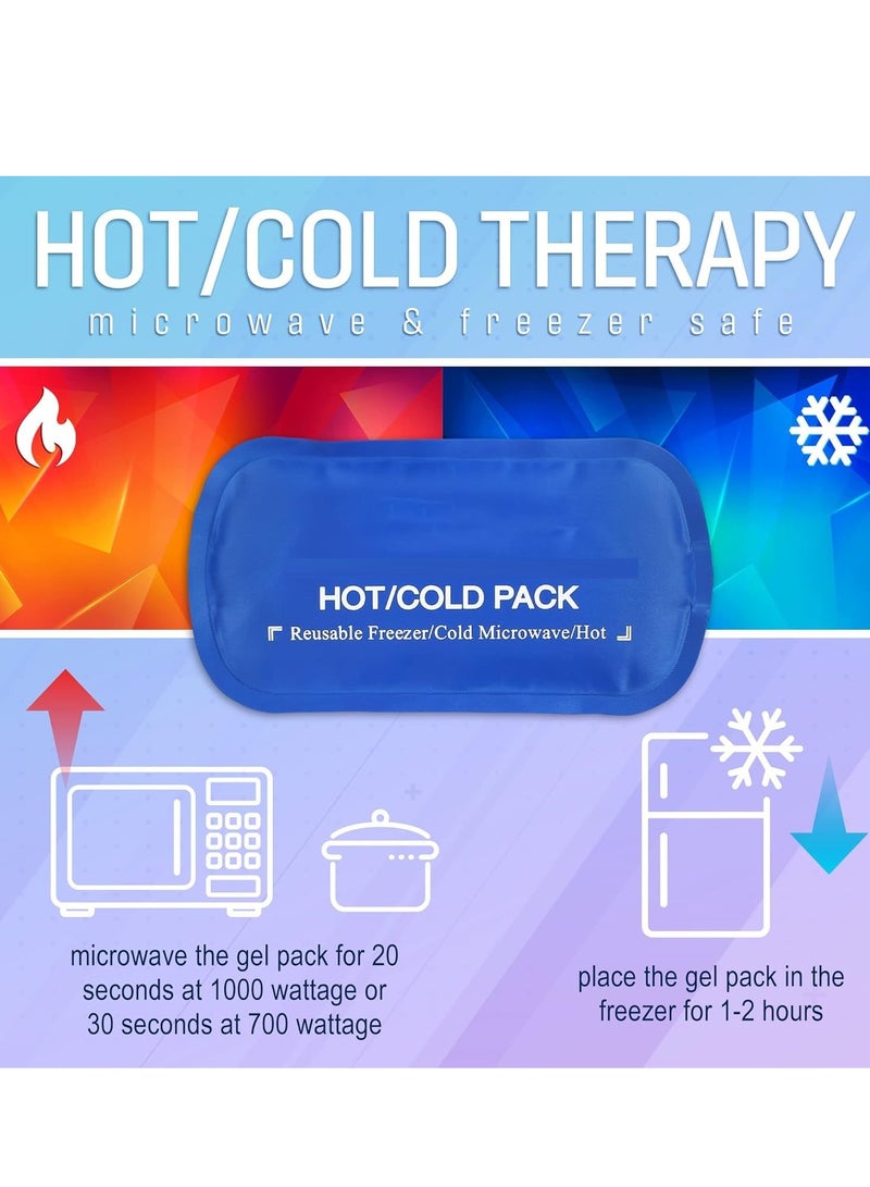 GUDOO Face Ice Pack Wrap for TMJ Wisdom Teeth with 4 Reusable Hot Cold Therapy Gel Packs Pain Relief for Chin Head Oral and Facial Surgery Dental Implants - Image 4