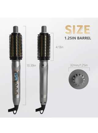 Curling Iron Brush,1.25 Inch Curling Thermal Brush,Professional Anti-Scald Instant Heated Round Brush for Blowout Look,1 1/4 Inch Curling Comb,Hair Curler Hot Brush Styler for Short Long Hair - pzsku/ZF8F337C405F09DB84728Z/45/_/1725180841/566ecb32-eac4-4125-8e23-2f48e652324b