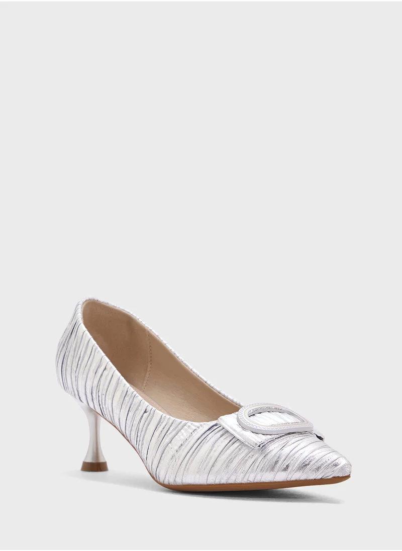 إس دي. فيلانو Mid Heeled Pointed Pump