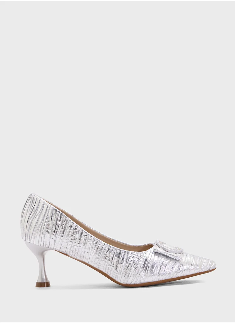 إس دي. فيلانو Mid Heeled Pointed Pump