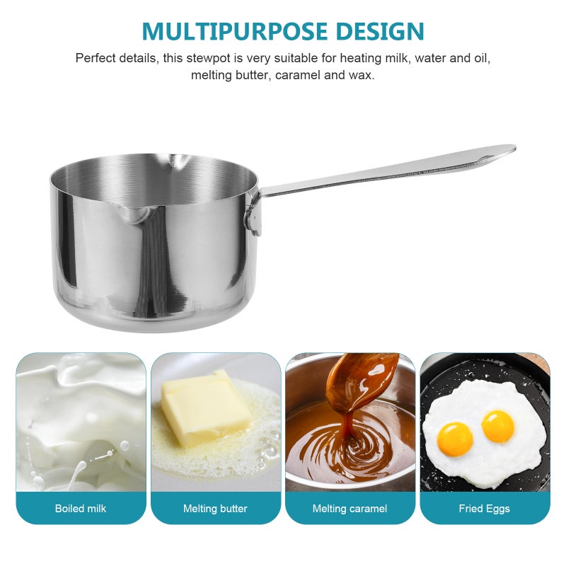 🍳 مقلاة حليب خفيفة غير لاصقة للقلي والوجبات اليومية بتصميم متين - Image 5