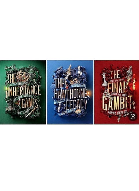 The Inheritance Games Series 3 Books Collection Set By Jennifer Lynn Barnes (The Inheritance Games,The Hawthorne Legacy,The Final Gambit)