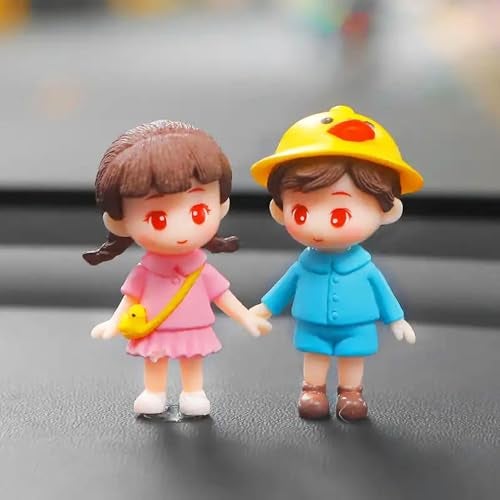 ascension Romantic Lovely Couple/Baby Couple Gift for Girlfriend Boyfriend Husband Wife Miniature Statue Figurine for Valentines Day Gift Gift for Your Love Resin Love Cupid Miniature - Image 2