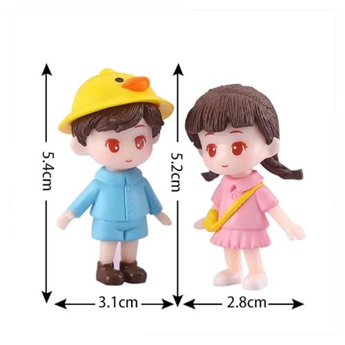 ascension Romantic Lovely Couple/Baby Couple Gift for Girlfriend Boyfriend Husband Wife Miniature Statue Figurine for Valentines Day Gift Gift for Your Love Resin Love Cupid Miniature - Image 5