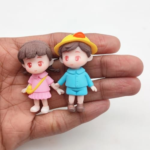 ascension Romantic Lovely Couple/Baby Couple Gift for Girlfriend Boyfriend Husband Wife Miniature Statue Figurine for Valentines Day Gift Gift for Your Love Resin Love Cupid Miniature - Image 4