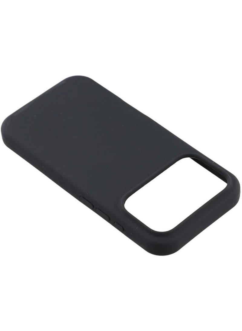 Silicone Case for IPhone 17 Pro (6.3) Soft Gel Cover Full Body Shockproof Protection Matte Finish Cover Soft Microfiber Lining Cushion Slim Case (Black) - Image 2