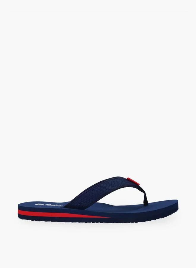 لي كوبر Men Logo Print Flip-Flops
