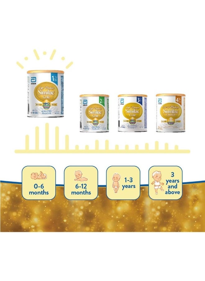 Similac - Gold 1 New Advanced Infant Formula With HMO From 0-6 Months 800g - Image 1