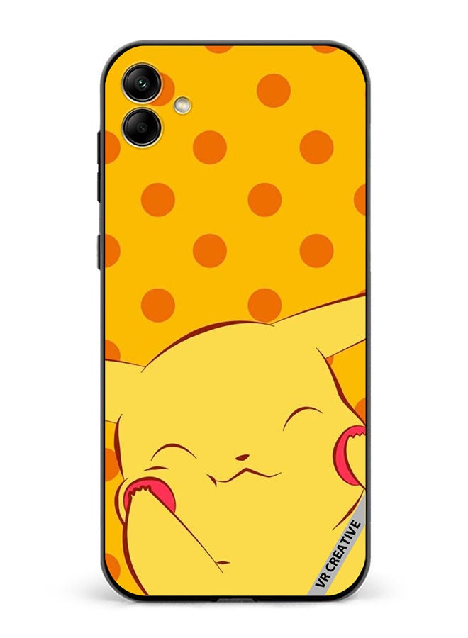VR CREATIVE Protective Case Cover For Samsung Galaxy A04 Cheeky Pikachu Design Multicolour - Image 1