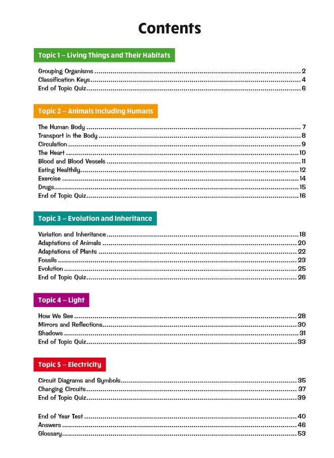 null - KS2 Science Year 6 Targeted Question Book (includes answers) - Image 1