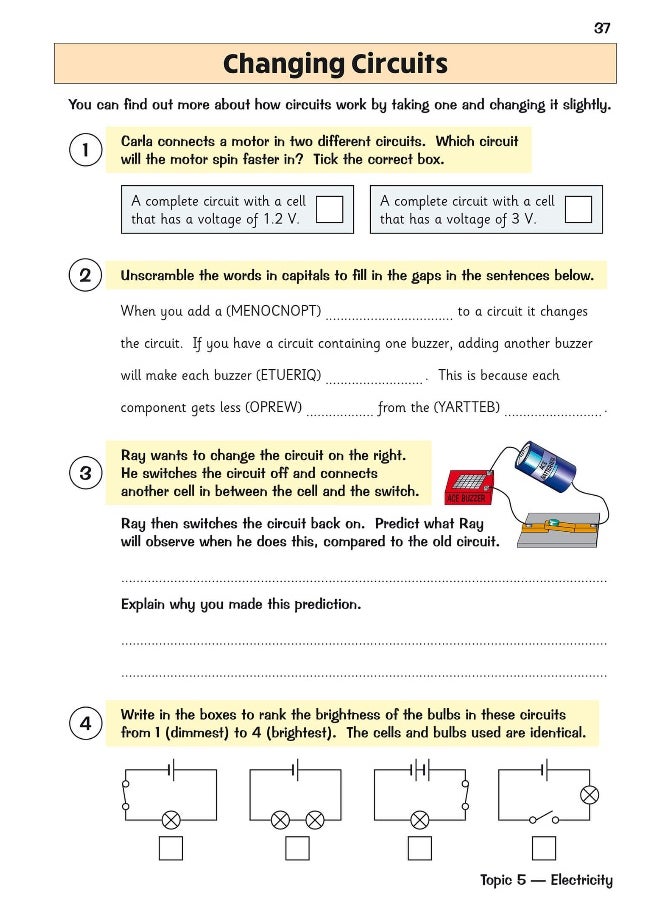 null - KS2 Science Year 6 Targeted Question Book (includes answers) - Image 1