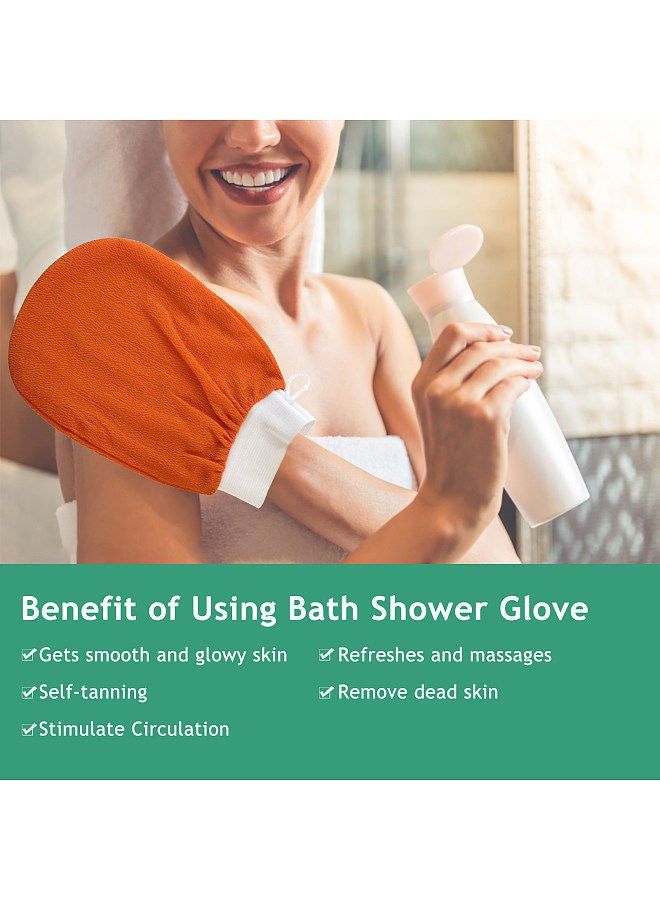 Bath Shower Body Massage Glove Washing Towel Scrubber  - Image 4