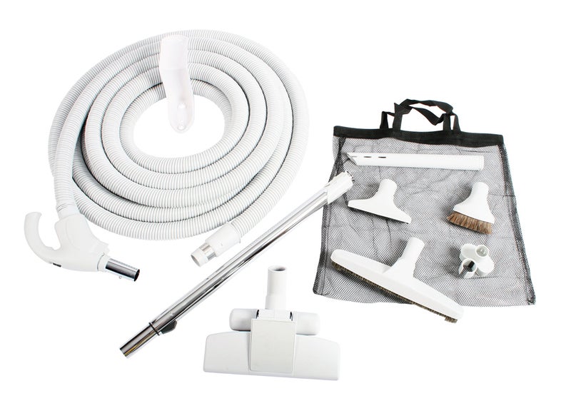 Cen-Tec Systems CenTec Systems 93642 Central Vacuum Low Voltage Kit 35 Ft Hose Light Gray 