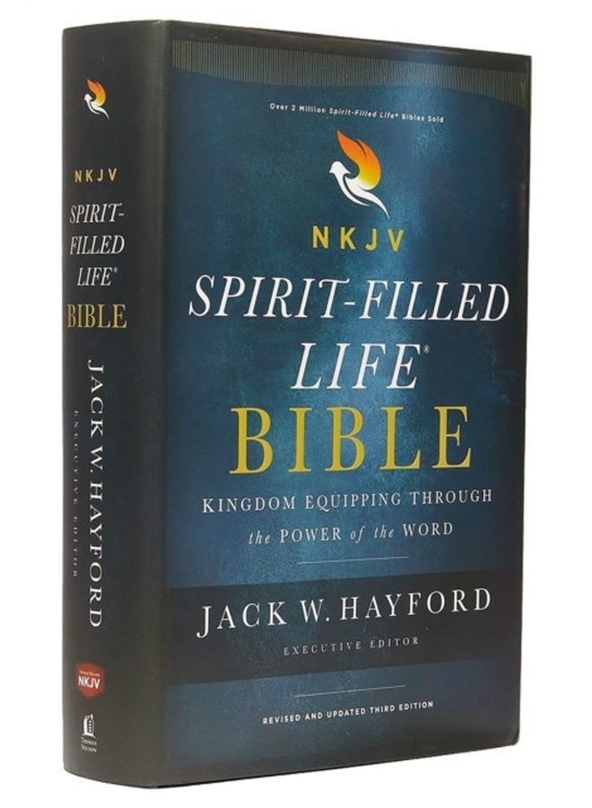 NKJV Spirit Filled Life Bible Third Edition Hardcover Red Letter Comfort Print Kingdom Equipping Through the Power of the Word - Hardback