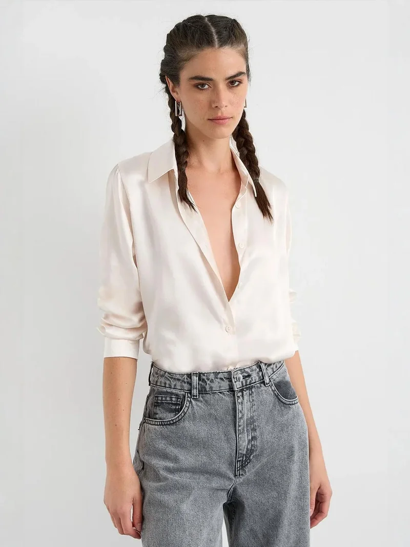 HICCUP Satin Classic Shirt