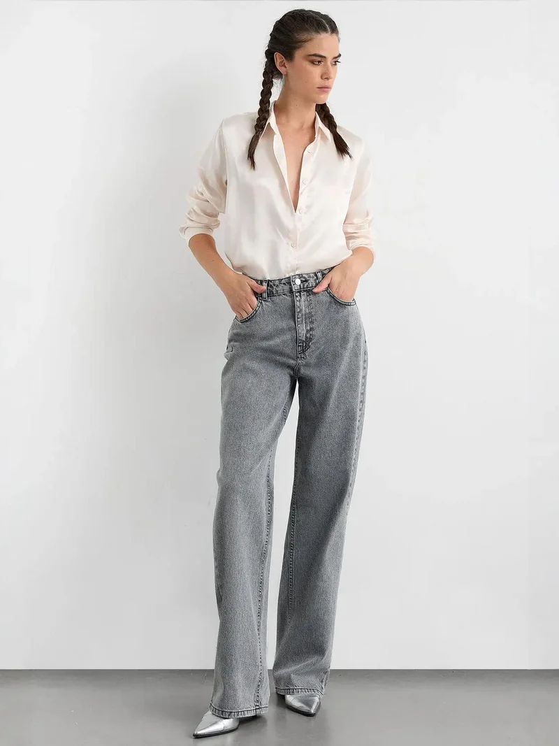 HICCUP Satin Classic Shirt